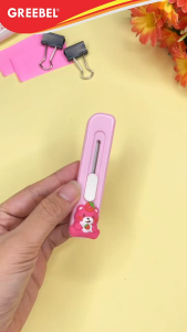 GREEBEL Mini Cutter MC-1008 (1Pcs) / Kater Lucu / Cuter karakter / Kater Untuk Anak Sekolah