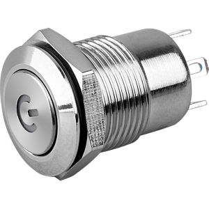 LANBOO | Mini Metal Button Switch Auto-Lock/Reset Ring Light