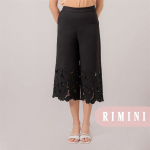RIMINI - Celana Kulot Wanita Embroidery Katun Premium Size XS-XL - Cienna Pants 82308-1