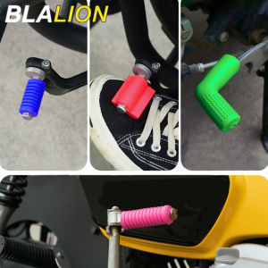 BLALION 5Pcs Motorcycle Rubber Shift Lever Gear Covers Shifter Shoe Protector Anti-skid Foot Peg Toe Gel Motorcycle Accessories