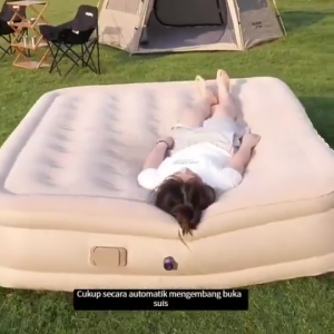 Air bed Outdoor camping moisture-proof bed with electric air pump Foldable portable lazy bed Ergonomic air bed