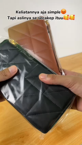 Dompet Wanita Premium Dompet Kulit Casual Dompet Panjang Wanita Kekinian - DPT 009