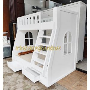 Ranjang Susun Ranjang Tingkat Tempat Tidur 90/120 Bahan Multiplek 18ml/trinityjayafurniture