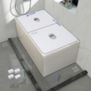 Space-saving Freestanding Skirted Bathtub 1.2m