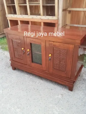 Bufet minimalis bufet miswar.bufet tv.bufet kayu jati