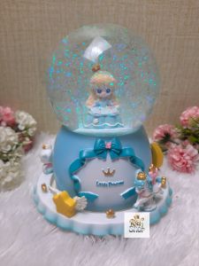 Snowball Princess Kotak Musik Bola Salju Snowglobe