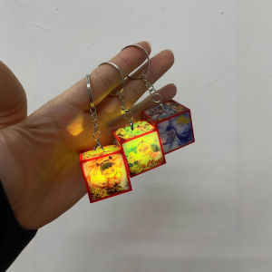 Nezhas Devils Child Haohai Peripheral Pendant Colorful Luminous Nezha Keychain Student Prizes Kindergarten Small Gifts