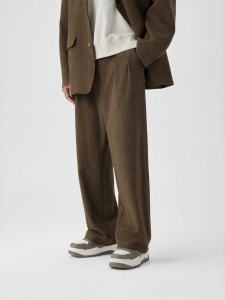 BODYDREAM | Textured Retro Wide Leg Pants for Men