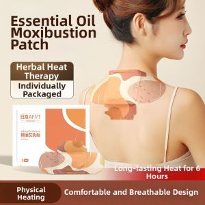 Three-Winged Neck Patches Hot Compress Patch Self-Heating Moxibustion Steam Neck Warmth Thermal Therapy for Shoulder And Neck Pain Relief