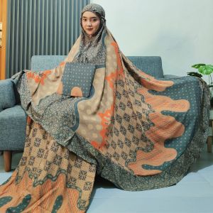 Mukena Batik Super Jumbo Rayon Premium