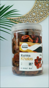 Kurma Khalas Sahabah Premium 1kg/Kurma Kholas/Kurma Khalas Mesir/Khalas