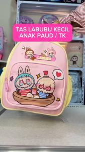 Tas Labubu Anak TK PAUD Umur 2-5thn Mini 31cm dengan 2 Ruang Ritsleting | 870 Kivaro