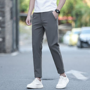 Quần Ống Đứng Rộng Rãi Thường Ngày Cho Nam Mùa Hè 2025 Quần Ống Rộng Mỏng Đa Năng Phong Cách Mỹ Harem Quần Dài Đến Mắt Cá Chân