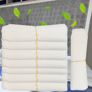 120Pcs Air Conditioner Filter Paper - Thin Air Vent Dust Filter - Cuttable Filter Net Paper - Non-woven Fabric DIY Air Conditioner Vent Net - Outlet Cleaning Mesh Conditioner Accessories