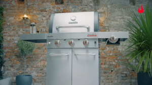 เตาบาร์บีคิวแก๊ส 3+1 หัวรุ่นพิเศษ CHAR BROIL USA ระบบกระจายความร้อน Burner Gas Grill Professional PRO S 3 TRU‑Infrared 900 °C