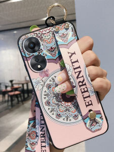 Oppo Reno14F Silicone Case A78 5G Cartoon Full Cover Edge Protection Wrist Strap Anti-Fall Fashion Soft A1X Couple Female A17 Matte