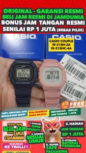 Jam Tangan Couple Original Casio W-218H-2A & W-218HC-4A: Biru dan Pink