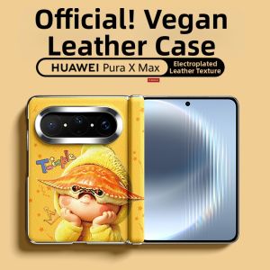 SUPER MOUSE | Foldable Phone Case Electrically Plated Leather Magnet Adsorption Anti-fall Protection