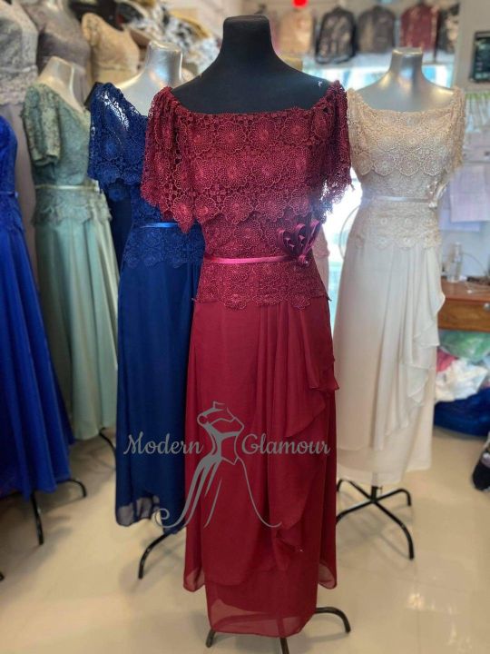 SALE！ ELEGANT BEIGE Formal Dress Ribbon Design Events Principal Sponsor ...