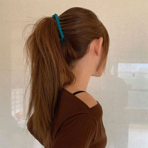 กิ๊บติดผมทรงยาวเล็กแบบมีดกรองสีสันสดใสสำหรับผมน้อย กิ๊บติดผมทรงยาวสำหรับผมน้อย สไตล์เกาหลี กิ๊บติดผมแบบมีดกรองสำหรับผมน้อย