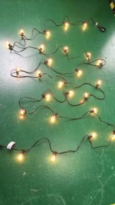 Vintage G40 Clear Bulb String Lights 8M Length 25 Bubls Sockets for Outdoor Garden Party Garland Wedding String Lights
