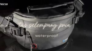 TAS SELEMPANG PRIA WANITA WAISTBAG CROSSBODY PREMIUM SERIES OUTDOOR WATERPROOF