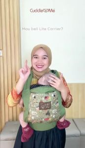 (PROMO DISKON) FREE GIFT CUDDLEME LITE CARRIER Gendongan Bayi Depan Ssc Mshape Simple Ergonomis Aldana