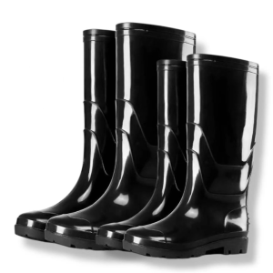 Momo Black Tactical Comfortable Non - Slip Rubber Boots Rain Shoes High Tube Rain Boots for Men | Rain Boots for Men Waterproof High Tube Rain Boots Botas Pang Lalaki Heavy Duty Bota for Men Boots for Raining Season Botas