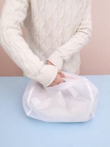 GOGO ถุงซักผ้า ถุงถนอมชุดชั้นใน สีชมพู ถุงตาข่ายซักผ้า มีหลายขนาด