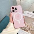 LC - Case iPhon / Softcase MagSafe iPhon 11 pro 5.8 list crum magnetic Case candy macaron. 