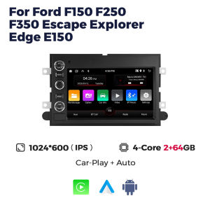 NEW 7 Inch Car Radio Stereo For Ford F150 F250 F350 Escape Explorer Edge E150 Wireless Carplay Android Auto Multimedia Player BT