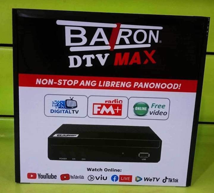 Baron DTV Max Digital TV receiver Lazada PH