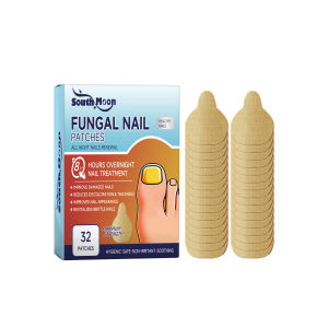 South Moon Fungal Nail Patches Repair Foot Gray Nails Rotten Toenails Soft Nails Embedded Nails Help Remove Damaged Nail Layer Reduce Discoloration And Thickness Improve Nail Appearance Nail Care Patches Nail Repair Nail Care Tools Nail Care Product 12pcs