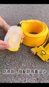 Cuộn Dây Điện Dài 22/30 Mét 5 Lỗ Cắm Phích Cắm Điện Cao Su Đúc Ổ Điện Dài Sạc Xe Điện