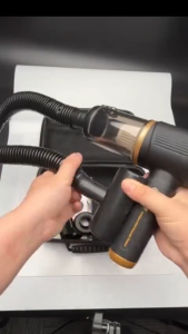 KEELAT Wireless Charging Car Vacuum Cleaner and High Power Handheld Air Blower Duster