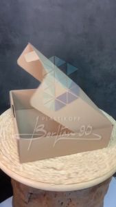 (10 pcs) KARDUS 22X22X7 cm / KARDUS PACKING 22X22 CM / BOX DIE CUT / BOX PIZZA 22X22X7 CM