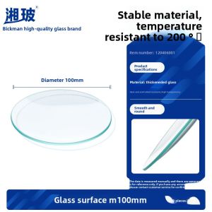 Thickened Lab Glass Petri Dish with Arc Design Transparent Evaporation Crystalization Dish Cover for Baking in Laboratory
