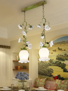 MEIYUAN | Romantic Country Style Iron Art Chandelier 2 Heads