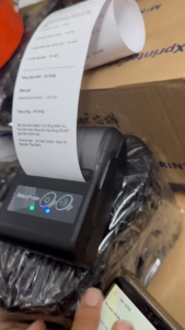 Máy in bill bluetooth app bán hàng kiotviet sapo pos365 tính tiền tv chủ tiệm pos in hình ảnh