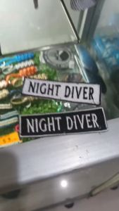 Tec40 VELCRO PATCH NIGHT DIVER นักดำน้ำ อาร์ม ตีนตุ๊กแก ไรท์สาระกับครูแว่น Tec40store