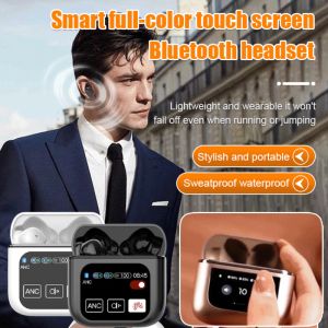 LED Display Touch Screen Bluetooth Headset TWS Wireless Touch Control Headphones Waterproof In-Ear Stereo Noise Canceling Earphones Earbud Microphone