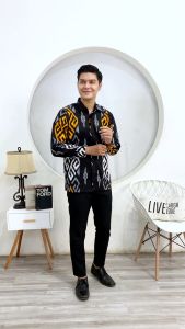 Kemeja Songket Pria Terbaru Eksklusif - Kemeja Modern Premium Murah Berkualitas 2023 Motif SONGKET