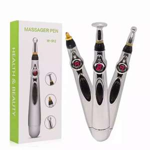 [ PROMO COD ] Akupuntur Laser Therapy Energy Merdian Massage Pen DF-618 - Alat Terapi Kesehatan Pena Ajaib Medis Pijat Magnet Refleksi Elektrik Meridian Messenger Acupuntur Pen Infrared - Pulpen Terapi Titik Akupuntur Getar Listrik Kaki Kepala Badan Pegal