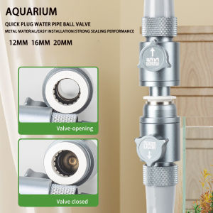 DIY Aquarium inlet and outlet quick plug water pipe ball valve connection regulator fish tank filter accessories equipment