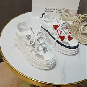 Giày thể thao tăng chiều cao nữ đế êm nhẹ thoáng khí đế cao su đúc chống trơn trượt hạn chế mòn – GNU2080