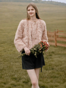 XIANGYING | Style Winter Short Coat