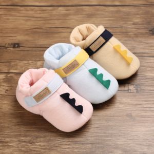 Baby Cotton Shoes For Boys And Girls Cartoon Anti Slip Cloth Shoes Elegant And Breathable Casual Baby Walking Shoes
