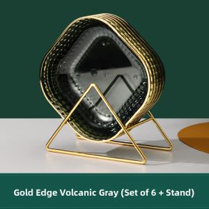 MONLEYTA | Food Grade Premium Home Use Fruit Snack Luxury Dining Table Trash Plate New Model Disposable Plastic Palace Style Nordic Design