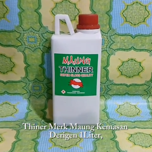 Thinner Merk MAUNG Kemasan Derigen