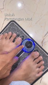 BAYAR DITEMPAT BERGARANSI EMS Foot Massager Alat Pijat Elektrik Alat Terapi Pijat Akupuntur Refleksi Kaki getar elektrik ems japan original